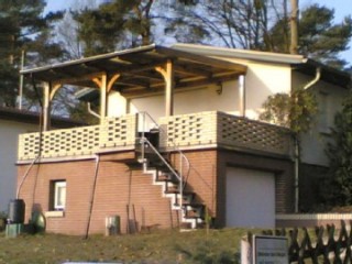 Seeblick Terrassenseite, Ferienhaus Eden und Seeblick in Plau am See