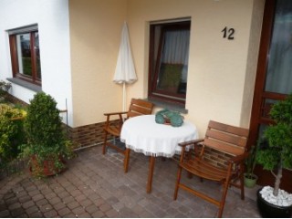 Terrasse, FERIENWOHNUNG ANDRE in Schönecken