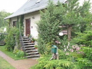 Ansicht von der Straße, Ferienwohnung & Ferienhaus „Am grünen Winkel“ in Rheinsberg OT Zechlinerhütte