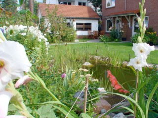 Garten hinter dem Haus, Gästehaus Kleinmachnow in Kleinmachnow