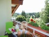 Balkon mit Sitzgruppe