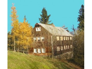 Hausansicht Lausitzer Hütte, Ferienhaus Lausitzer Hütte Zittauer Gebirge in Waltersdorf