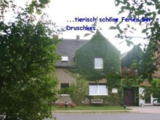 Hausansicht, Pension Druschke in Heideblick OT Langengrassau