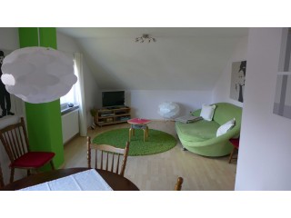 Wohnzimmer, Ferienwohnung Schwalbennest in Hanweiler